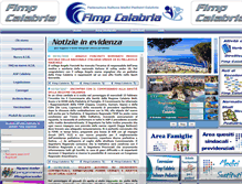 Tablet Screenshot of fimpcalabria.org